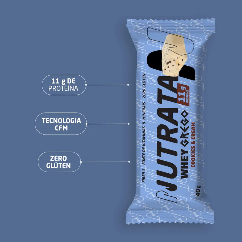 Nutrata Whey Grego Cookies & Cream 40G - Cookies & Cream