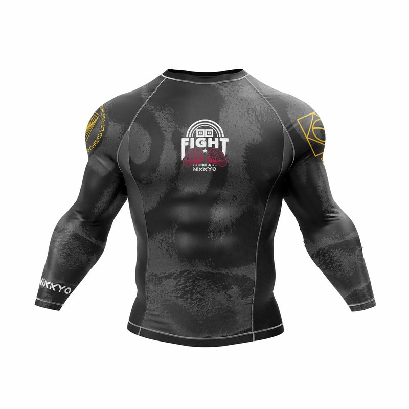 Rashguard Manga Longa Básica Kickboxing Champion Nikkyo
