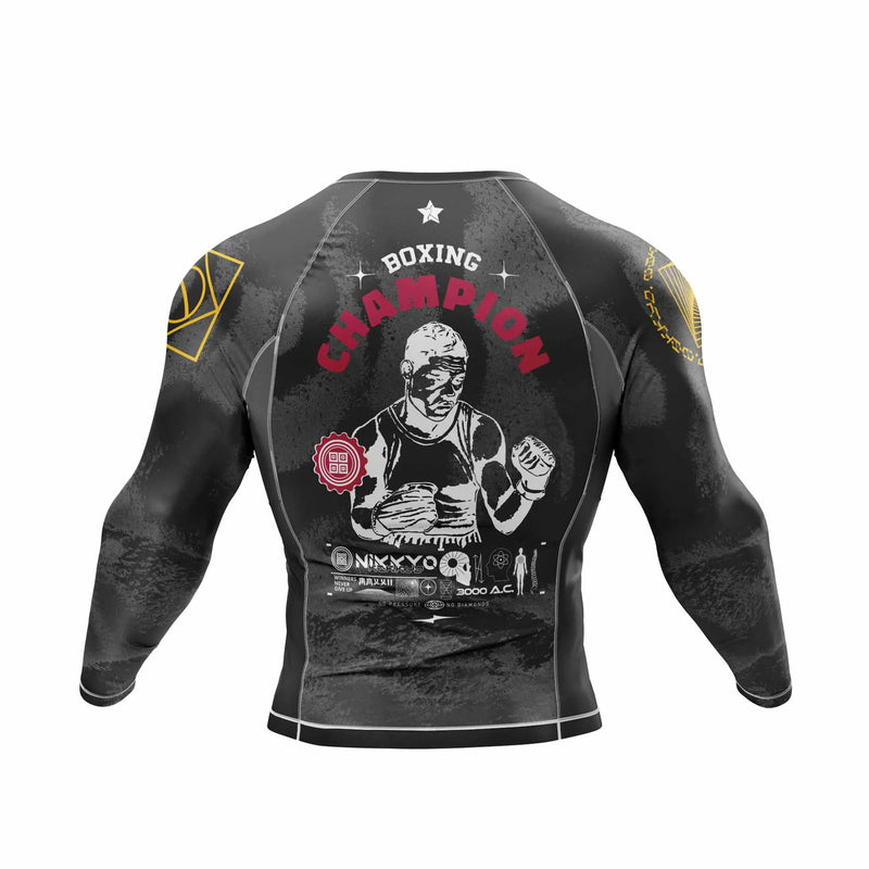 Rashguard Manga Longa Básica Kickboxing Champion Nikkyo